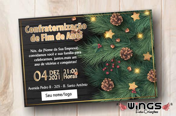Convite Digital para Confraternização de Fim de Ano 2