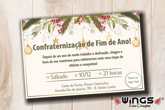 Convite Digital para Confraternização de Fim de Ano 6