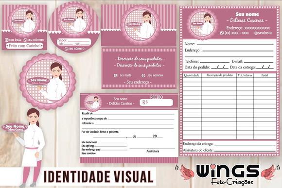 Identidade Visual - Pacote: Mascote + Logotipo + 5 artes III