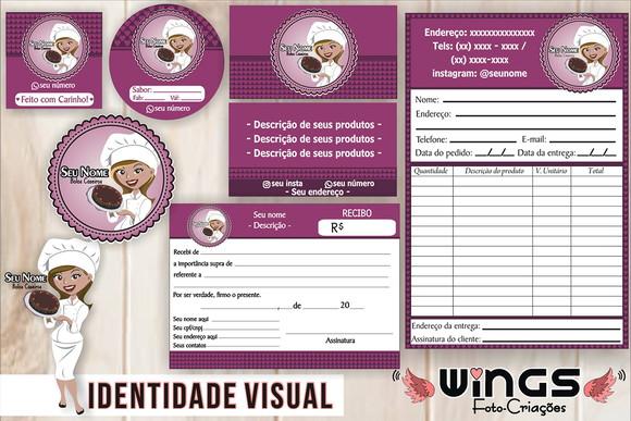 Identidade Visual - Pacote: Mascote + Logotipo + 5 artes II