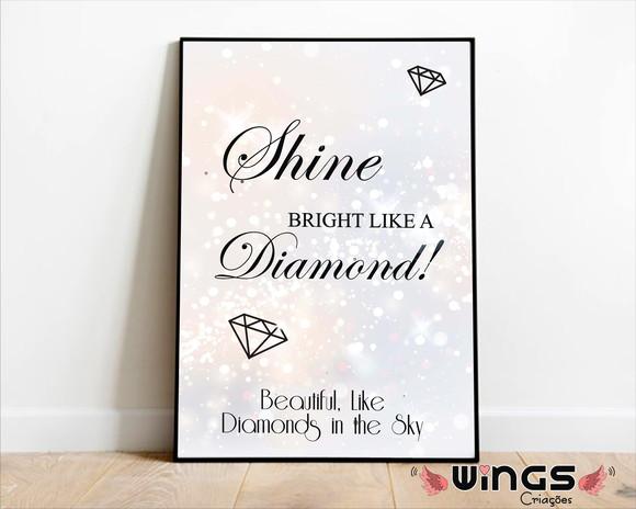 Quadro Digital - Diamonds!