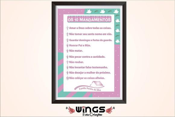 Quadro Digital - Os 10 Mandamentos III