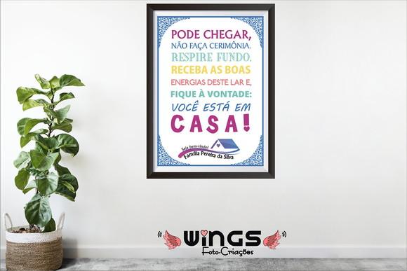Quadro Digital - Você está em casa!