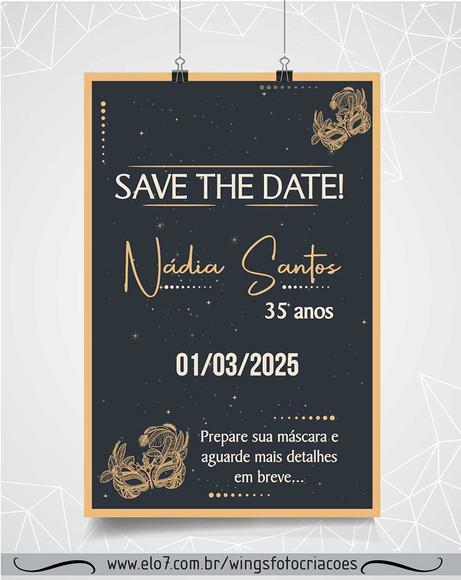 Save The Date Digital - Baile de Máscaras 1