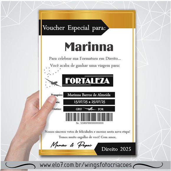 Voucher Digital - Presente Surpresa - Viagem Formatura