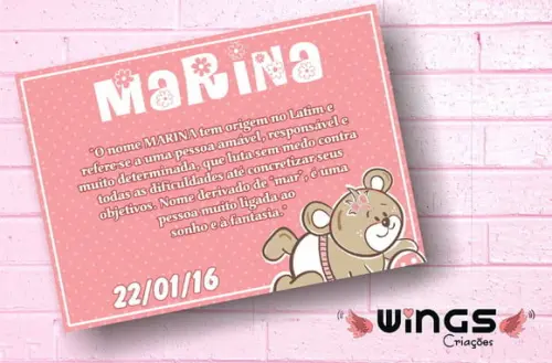Arte Digital - Significado dos Nomes: MARINA
