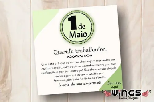 Cartão Corporativo para Instagram - Dia do Trabalho 3