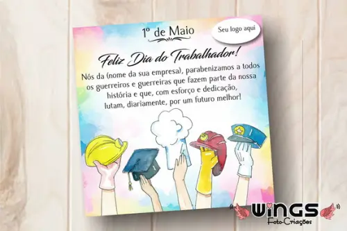 Cartão Corporativo para Instagram - Dia do Trabalho 1