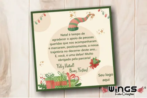 Cartão Corporativo Digital de Natal Instagram