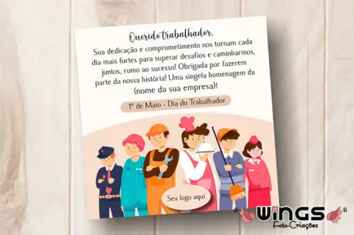 Cartão Corporativo para Instagram - Dia do Trabalho 2