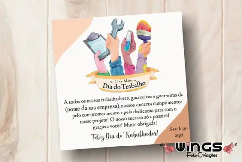 Cartão Corporativo para Instagram - Dia do Trabalho 4