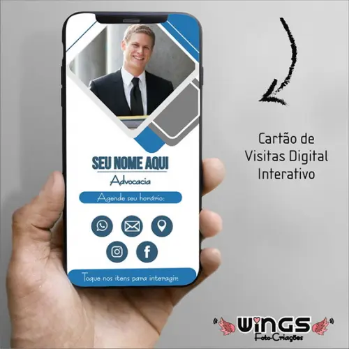 Cartão de Visitas Digital Interativo 2