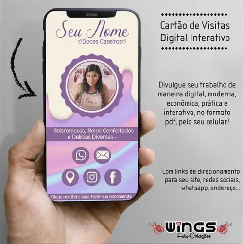 Cartão de Visitas Digital Interativo 5