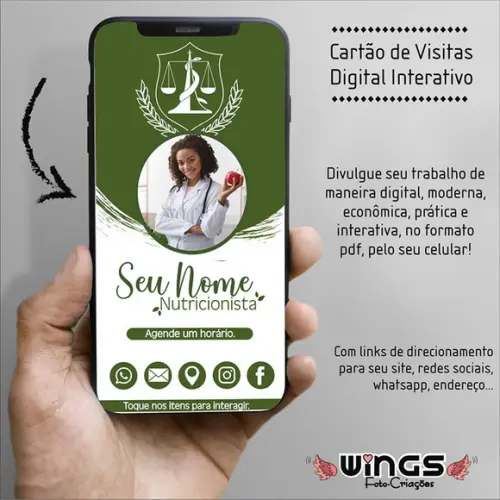 Cartão de Visitas Digital Interativo 3