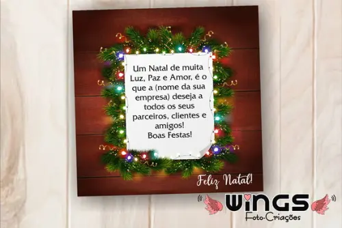 Cartão Digital Corporativo de Natal exclusivo para Instagram