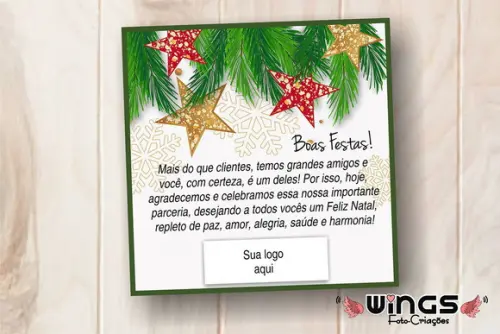 Cartão Digital Corporativo de Natal exclusivo para Instagram