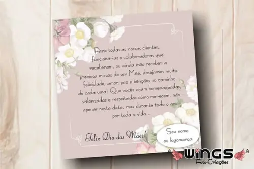 Cartão Digital Corporativo para Dia das Mães III (Instagram)
