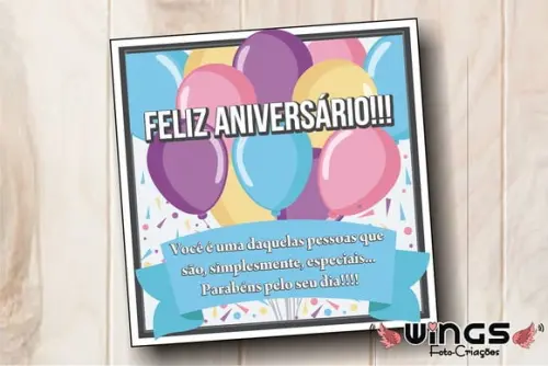 Cartão Digital de Aniversário para Clientes Viii