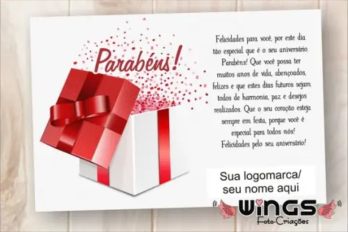 Cartão Digital de Aniversário para Clientes IV
