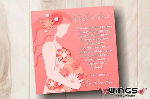 Cartão Digital para Dia das Mães - Amigas