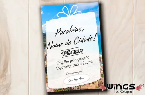 Cartão Digital Homenagem Aniversário Cidade 4