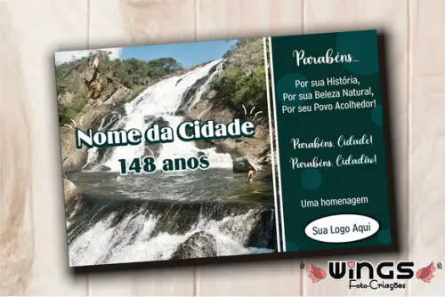 Cartão Digital Homenagem Aniversário Cidade 3