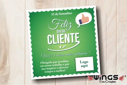 Cartão Digital para Dia do Cliente I