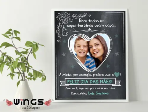 Chalkboard Digital - Presente Dia das Mães 2