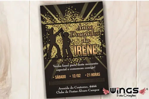 Convite Digital - Anos Dourados 2