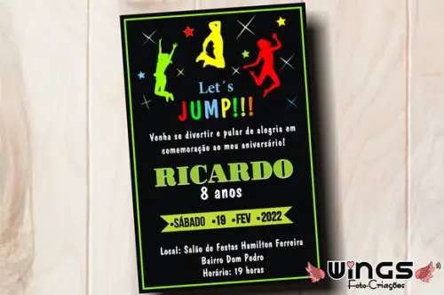 Convite Digital - Balada Jump Colors