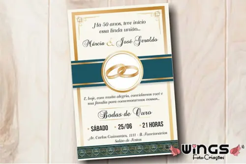 Convite Digital - Bodas de Ouro 1