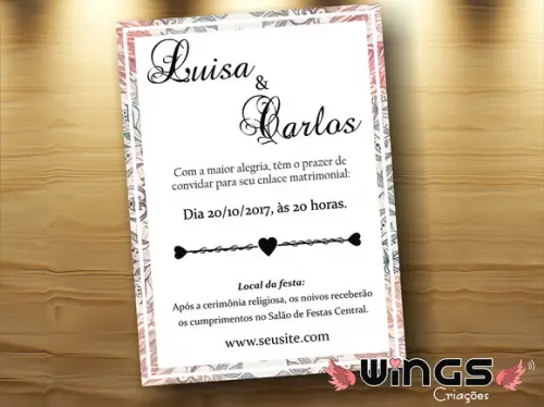 Convite Digital - Casamento Mandala