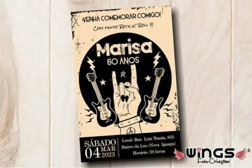 Convite Digital - Festa Rock N' Roll Woman
