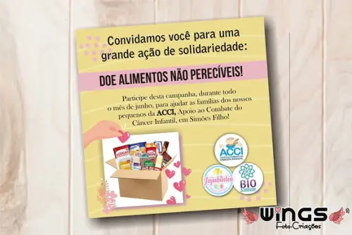 Convite Digital Aniversário Solidário 3 (para Instagram)