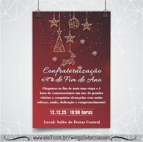 Convite Digital para Confraternização de Fim de Ano 11