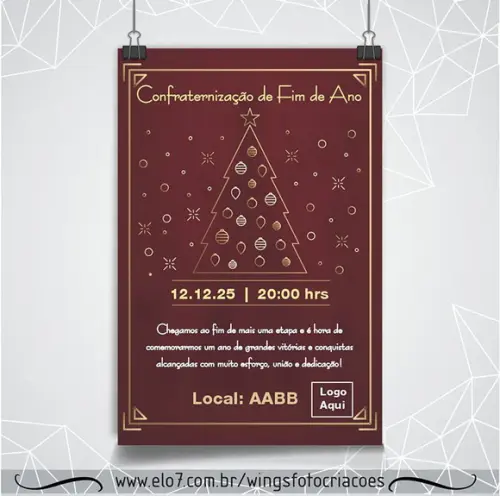 Convite Digital para Confraternização de Fim de Ano 14