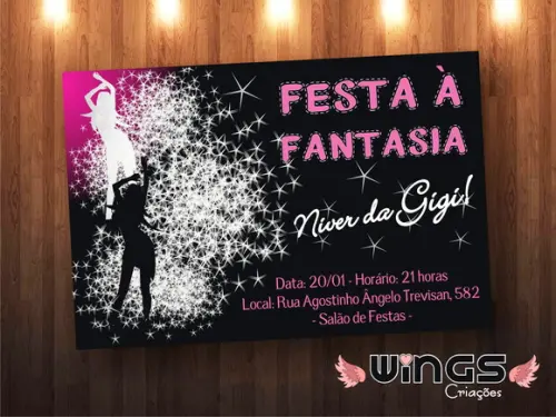 Convite Digital- Balada Festa à Fantasia