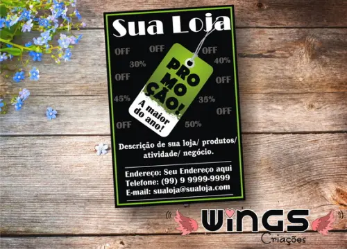 Papelaria Digital: Flyer Promoção I
