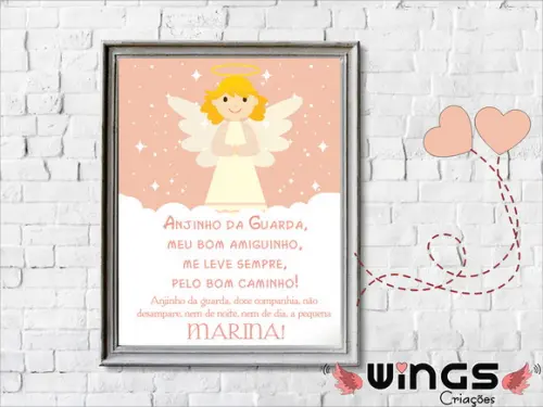 Quadro Digital - Anjinho da Guarda II