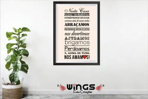 Quadro Digital - Nessa Casa I