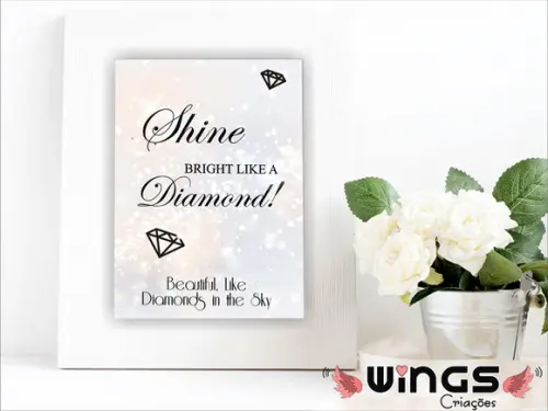 Quadro Digital - Diamonds!