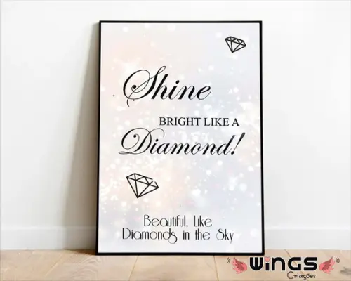 Quadro Digital - Diamonds!