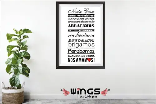 Quadro Digital - Nessa Casa I