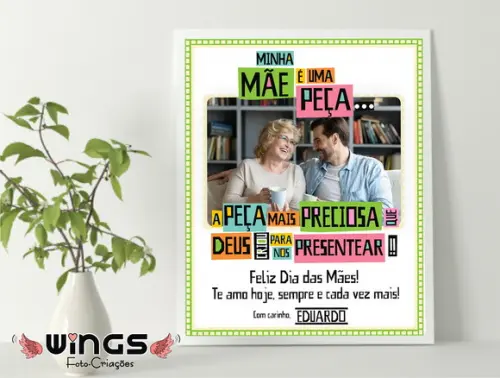 Quadro Digital para Presente - Minha Mãe É Uma Peça 2! -