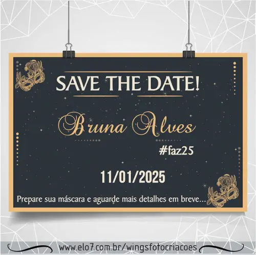 Save The Date Digital - Baile de Máscaras 2