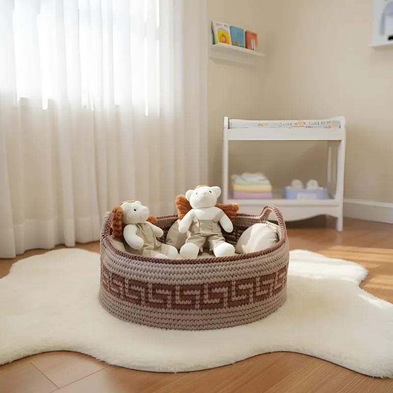Cesto Moisés Redondo 80cm Diâmetro para Bebê