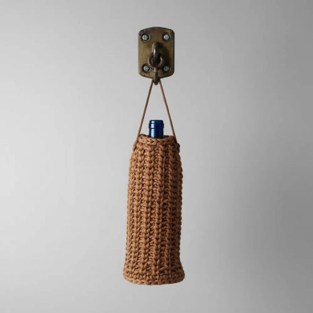 Wine Bag Porta Garrafa De Vinho Em Crochê