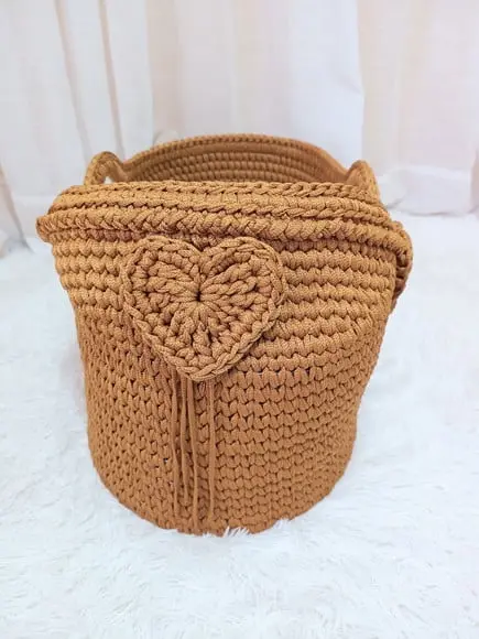 Cesto Moisés de Crochê Bercinho para Quarto Bebê