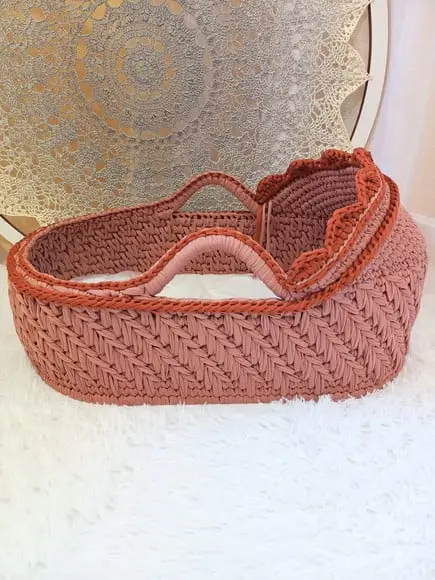 Conjunto Berço Moisés e Trocador de Fraldas para Quarto Bebê