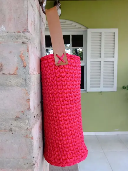 Wine Bag Porta Garrafa De Vinho Em Crochê